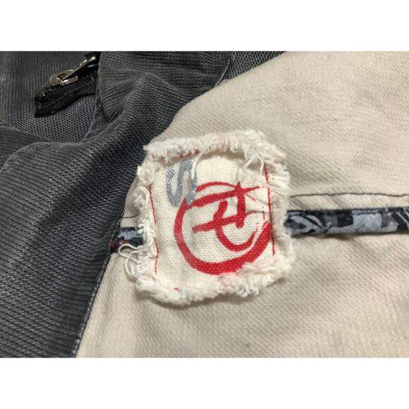 Chor Grey Jean Vest Size Small - Grunge, Edgy, Streetwear - Picture 5 of 7